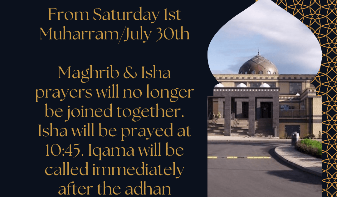 Maghrib and Isha Prayers